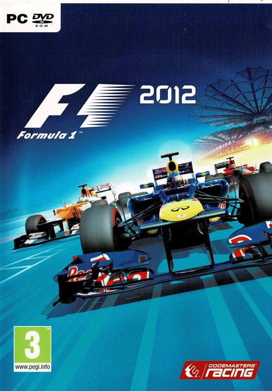 F1 2012 box art for Playstation 3